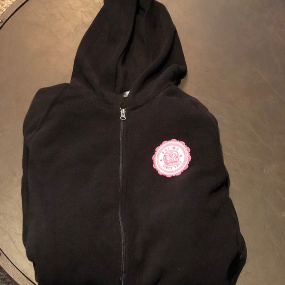 Phi Mu Hooded Onesie pajamas Black size S - Picture 3 of 4